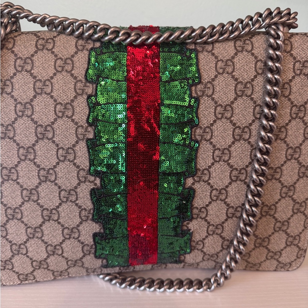 Gucci Dionysus with Lip, Lightning Bolts and Gucci Stripe down the back - Picture 4 of 14